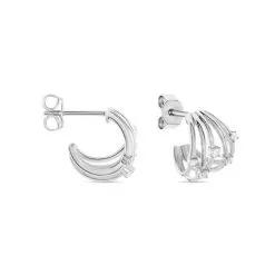 Histoire D'Or Créoles Gasparo Argent Oxyde -Boucles d'oreilles pendantes Soldes Boutique FAOFBZW1S1 view1