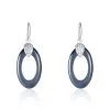Histoire D'Or Boucles D'oreilles Pendantes Peer Argent Blanc Oxyde De Zirconium