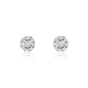 Histoire D'Or Boucles D'oreilles Puces Argent Blanc Gwenegan Oxydes De Zirconium