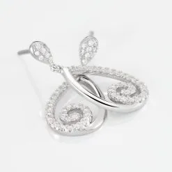 Histoire D'Or Boucles D'oreilles Pendantes Argent Blanc Lavaratus Oxyde De Zirconium -Boucles d'oreilles pendantes Soldes Boutique FAOFBZW1UM view2