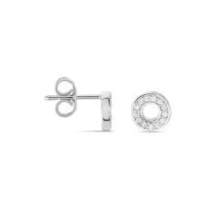 Histoire D'Or Boucles D'oreilles Puces Argent Blanc Eujen Oxydes De Zirconium -Boucles d'oreilles pendantes Soldes Boutique FAOFBZW1UW view1