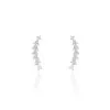 Histoire D'Or Boucles D'oreilles Puces Argent Blanc Rê Oxydes De Zirconium