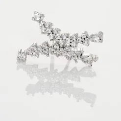 Histoire D'Or Boucles D'oreilles Puces Argent Blanc Rê Oxydes De Zirconium -Boucles d'oreilles pendantes Soldes Boutique FAOFBZW1UX view2