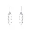 Histoire D'Or Boucles D'oreilles Pendantes Argent Blanc Wilford Oxyde