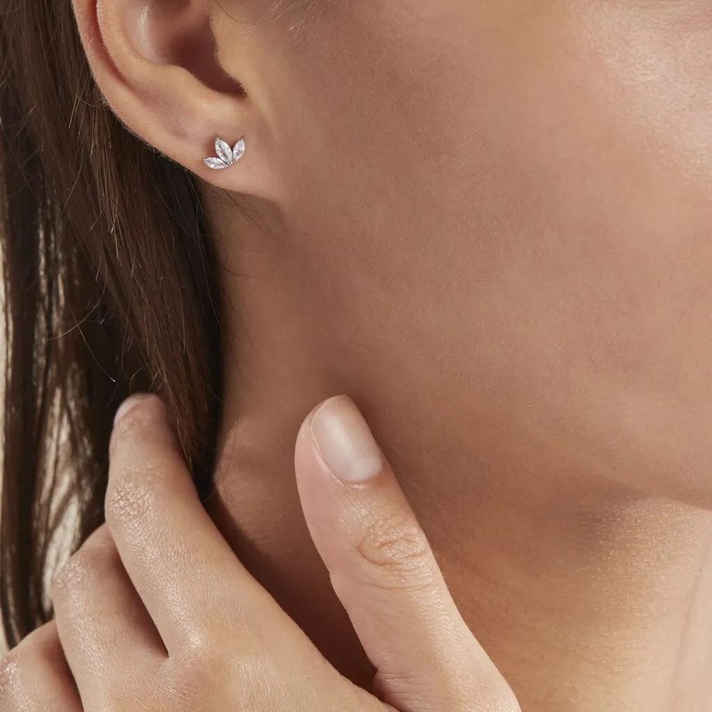 Histoire D'Or Piercing D'oreilles Argent Père Oxydes De Zirconium 3 Histoire D'Or Piercing D'oreilles Argent Père Oxydes De Zirconium – Image 3