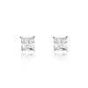 Histoire D'Or Boucles D'oreilles Puces Alys Argent Blanc Oxyde De Zirconium