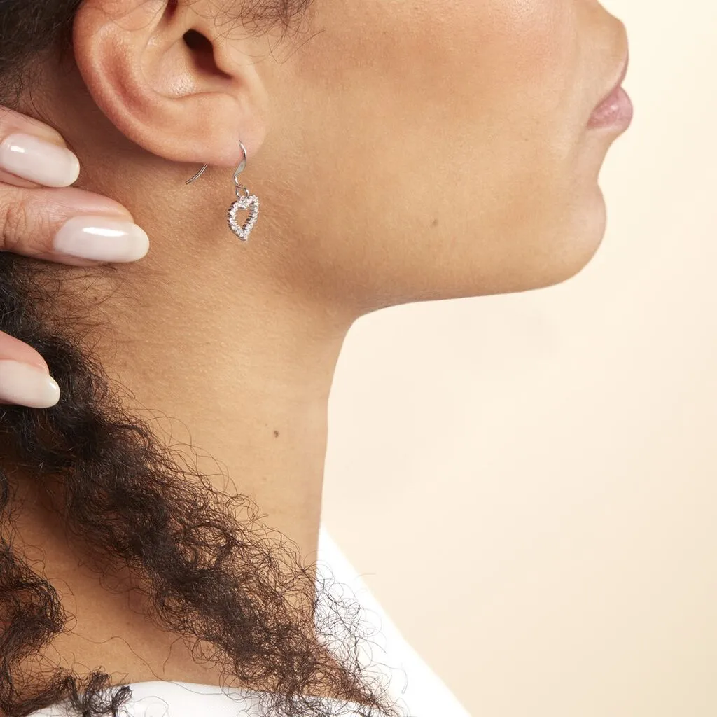 Histoire D'Or Boucles D'oreilles Pendantes Nermin Argent Blanc Oxyde De Zirconium 4 Histoire D'Or Boucles D'oreilles Pendantes Nermin Argent Blanc Oxyde De Zirconium – Image 4