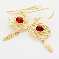 Histoire D'Or Boucles D'oreilles Pendantes Lona Argent Jaune Ambre -Boucles d'oreilles pendantes Soldes Boutique FAOFJIY001 view2