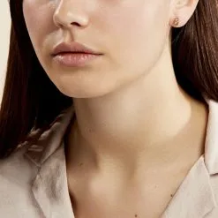 Histoire D'Or Boucles D'oreilles Puces Ania Argent Rose 9 Histoire D'Or Boucles D'oreilles Puces Ania Argent Rose -Boucles d'oreilles pendantes Soldes Boutique FAOFRW0058 model1