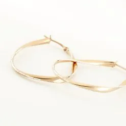 Histoire D'Or Créoles Charlie Gouttes Helicoidales Argent Rose -Boucles d'oreilles pendantes Soldes Boutique FAOFRW0086 view2