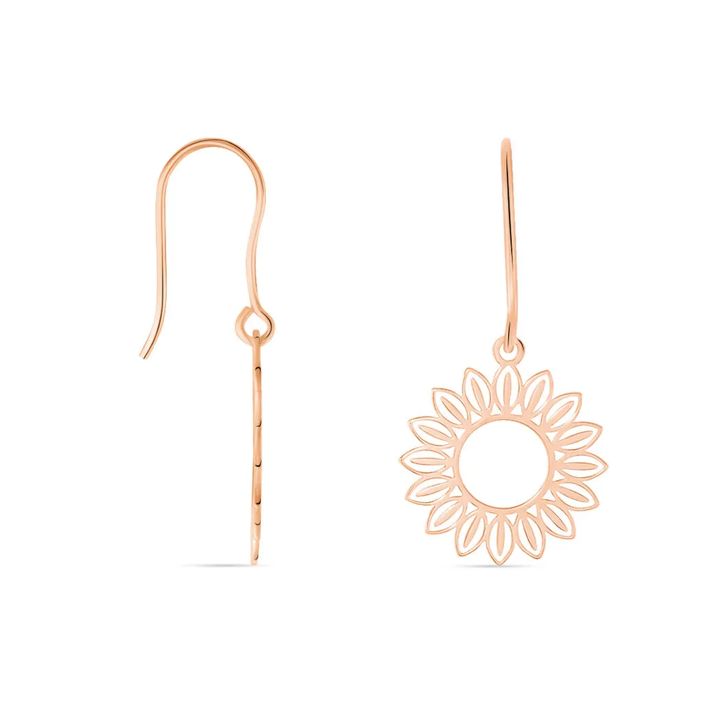 Histoire D'Or Boucles D'oreilles Pendantes Ombelline Argent Rose 2 Histoire D'Or Boucles D'oreilles Pendantes Ombelline Argent Rose – Image 2