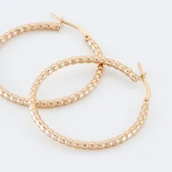 Histoire D'Or Créoles Adyson Effet Perle Argent Rose -Boucles d'oreilles pendantes Soldes Boutique FAOFRW0129 view2