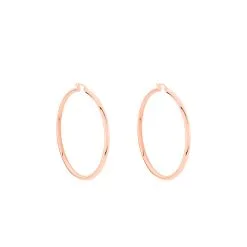 Histoire D'Or Créoles Anne Lisse Argent Rose -Boucles d'oreilles pendantes Soldes Boutique FAOFRW0132 view1