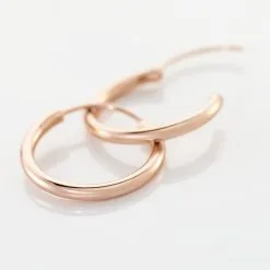 Histoire D'Or Créoles Argent Rose Olympia -Boucles d'oreilles pendantes Soldes Boutique FAOFRW0135 view2