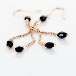 Histoire D'Or Boucles D'oreilles Pendantes Diamantine Argent Rose Pierre De Synthese -Boucles d'oreilles pendantes Soldes Boutique FAOFRXN001 view2