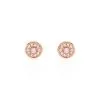 Histoire D'Or Boucles D'oreilles Puces Auxana Argent Rose Oxyde De Zirconium