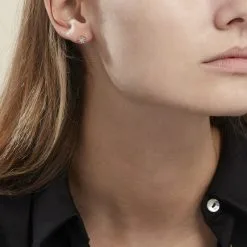 Histoire D'Or Boucles D'oreilles Puces Argent Rose Donella Oxyde De Zirconium -Boucles d'oreilles pendantes Soldes Boutique FAOFRZW463 model0