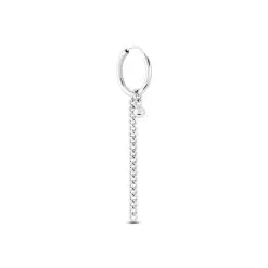 Histoire D'Or Créole Unitaire Lehi Argent Blanc -Boucles d'oreilles pendantes Soldes Boutique FAOHAW0001 view1
