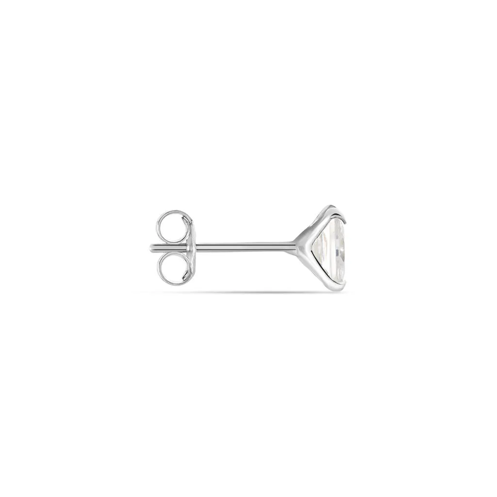 Histoire D'Or Boucle D'oreille Puce Unitaire Paco Argent Blanc Oxyde De Zirconium 2 Histoire D'Or Boucle D'oreille Puce Unitaire Paco Argent Blanc Oxyde De Zirconium – Image 2