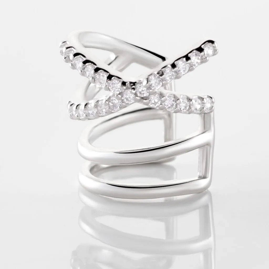 Histoire D'Or Bague D'oreille Unitaire Pancho Argent Blanc Oxyde 3 Histoire D'Or Bague D'oreille Unitaire Pancho Argent Blanc Oxyde – Image 3