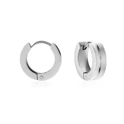 Histoire D'Or Créoles Casilda Acier Blanc