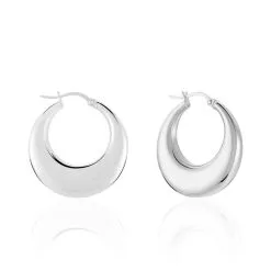 Histoire D'Or Créoles Creolia Acier Blanc