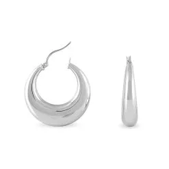 Histoire D'Or Créoles Creolia Acier Blanc 7 Histoire D'Or Créoles Creolia Acier Blanc -Boucles d'oreilles pendantes Soldes Boutique FIOFBW0064 view2