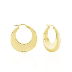 Histoire D'Or Créoles Creolia Acier Jaune