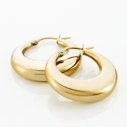 Histoire D'Or Créoles Creolia Acier Jaune -Boucles d'oreilles pendantes Soldes Boutique FIOFJW0073 view2