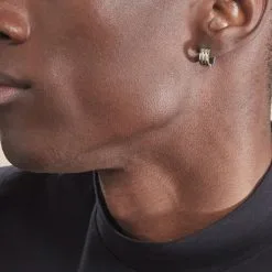 Histoire D'Or Créole Unitaire Acier Blanc Et Plaqué Or Anson 7 Histoire D'Or Créole Unitaire Acier Blanc Et Plaqué Or Anson -Boucles d'oreilles pendantes Soldes Boutique FIOHBW0021 model1