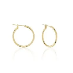 Histoire D'Or Créoles Ada Lisse Plaque Or Jaune