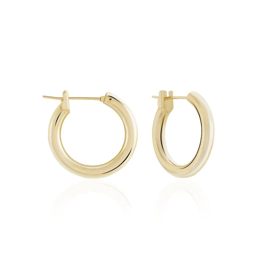 Histoire D'Or Créoles Adalie Lisse Plaqué Or Jaune 1 Histoire D'Or Créoles Adalie Lisse Plaqué Or Jaune