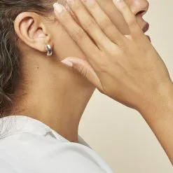 Histoire D'Or Créoles Adalie Lisse Plaqué Or Jaune 7 Histoire D'Or Créoles Adalie Lisse Plaqué Or Jaune -Boucles d'oreilles pendantes Soldes Boutique FQOFJW0303 model0