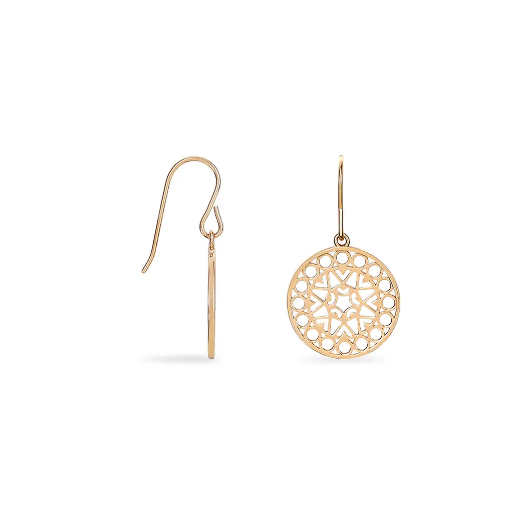 Histoire D'Or Boucles D'oreilles Pendantes Celso Plaqué Or Jaune 2 Histoire D'Or Boucles D'oreilles Pendantes Celso Plaqué Or Jaune – Image 2