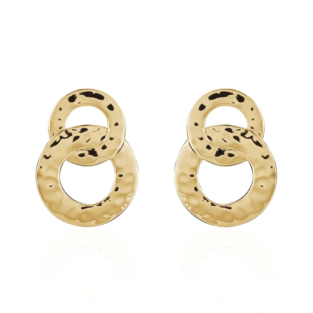 Histoire D'Or Boucles D'oreilles Pendantes Dolie Plaqué Or Jaune 1 Histoire D'Or Boucles D'oreilles Pendantes Dolie Plaqué Or Jaune