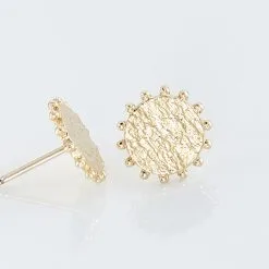 Histoire D'Or Boucles D'oreilles Puces Maggi Plaqué Or Jaune -Boucles d'oreilles pendantes Soldes Boutique FQOFJW0595 view2