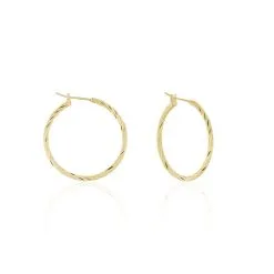 Histoire D'Or Créoles Siegfried Plaque Or Jaune