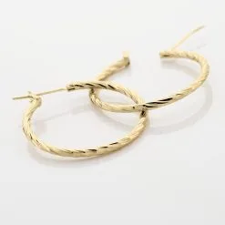 Histoire D'Or Créoles Siegfried Plaque Or Jaune -Boucles d'oreilles pendantes Soldes Boutique FQOFJW0609 view2