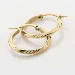 Histoire D'Or Créoles Remey Plaque Or Jaune -Boucles d'oreilles pendantes Soldes Boutique FQOFJW0611 view2