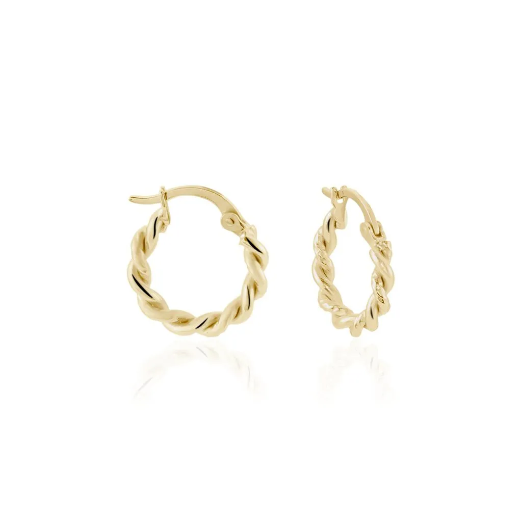 Histoire D'Or Créoles Plaqué Or Jaune Isaiah 1 Histoire D'Or Créoles Plaqué Or Jaune Isaiah