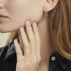 Histoire D'Or Créoles Plaqué Or Jaune Isaiah 7 Histoire D'Or Créoles Plaqué Or Jaune Isaiah -Boucles d'oreilles pendantes Soldes Boutique FQOFJW0628 model0