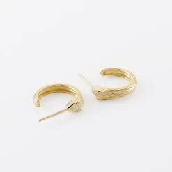 Histoire D'Or Créoles Serhat Plaqué Or Jaune -Boucles d'oreilles pendantes Soldes Boutique FQOFJW0638 view2