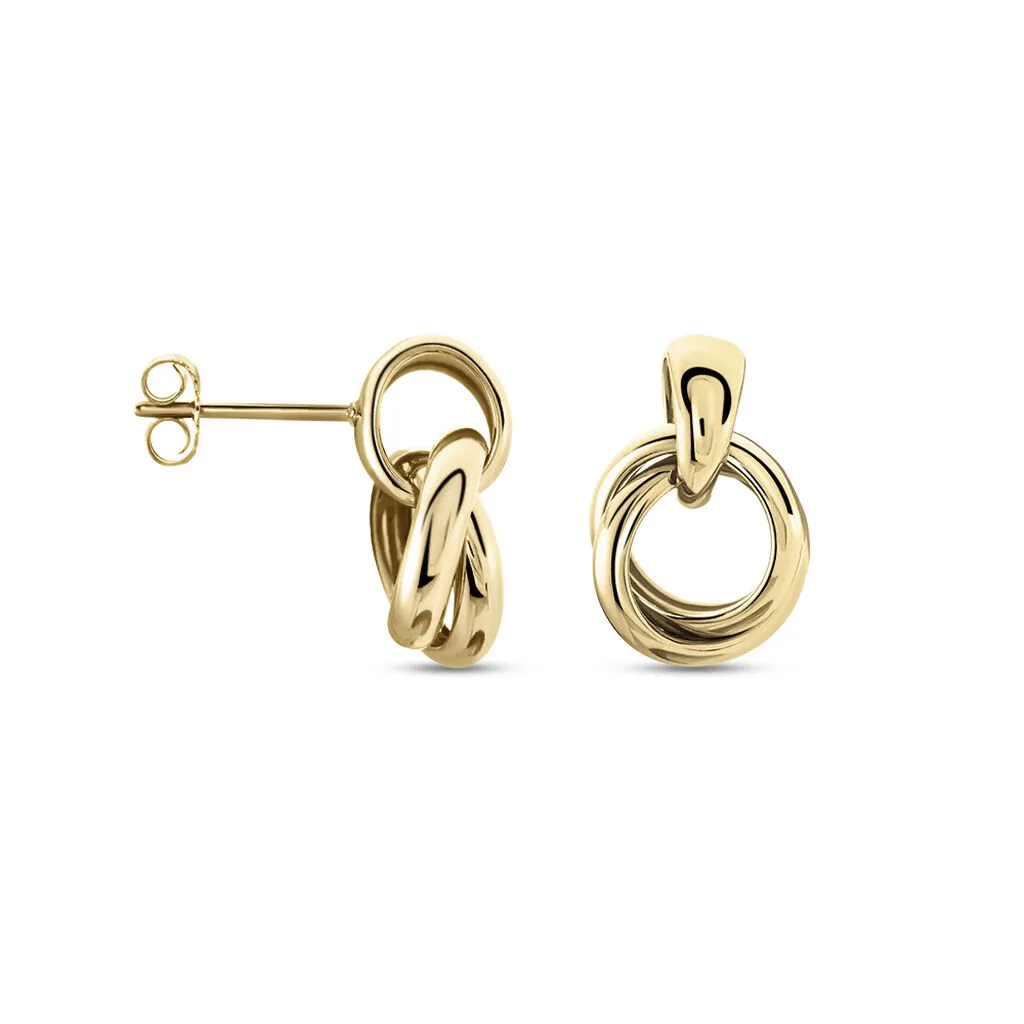 Histoire D'Or Boucles D'oreilles Pendantes Plaqué Or Jaune Alfonsina 2 Histoire D'Or Boucles D'oreilles Pendantes Plaqué Or Jaune Alfonsina – Image 2