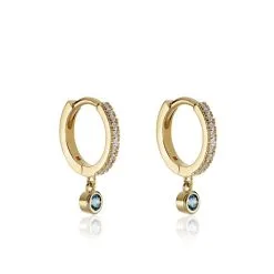 Histoire D'Or Creoles Dili Plaqué Or Pierres