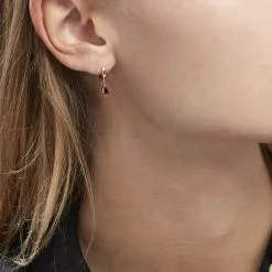 Histoire D'Or Créoles Plaqué Or Heikospinelle 7 Histoire D'Or Créoles Plaqué Or Heikospinelle -Boucles d'oreilles pendantes Soldes Boutique FQOFJXR011 model0