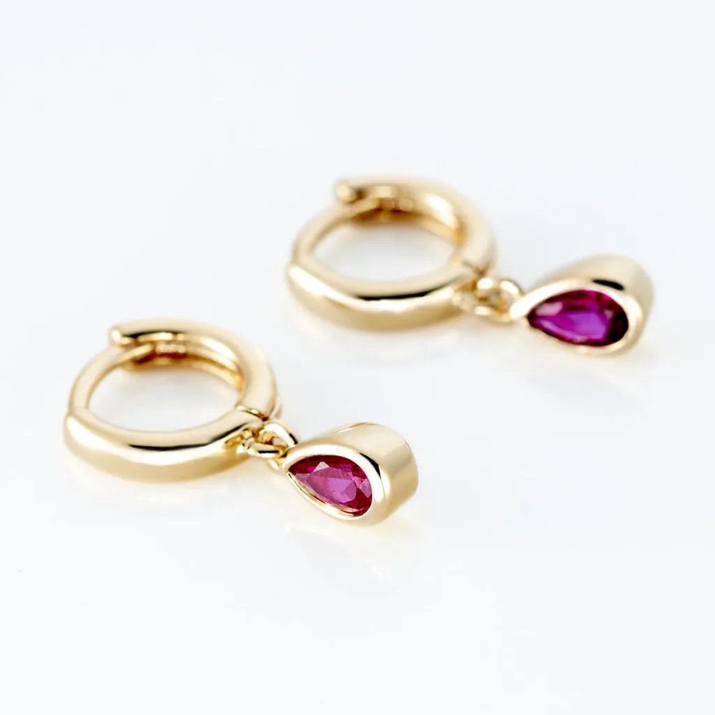 Histoire D'Or Créoles Plaqué Or Heikospinelle 3 Histoire D'Or Créoles Plaqué Or Heikospinelle – Image 3