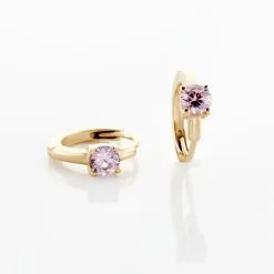 Histoire D'Or Créoles Plaqué Or Laurick Oxydes De Zirconium -Boucles d'oreilles pendantes Soldes Boutique FQOFJZS007 view2