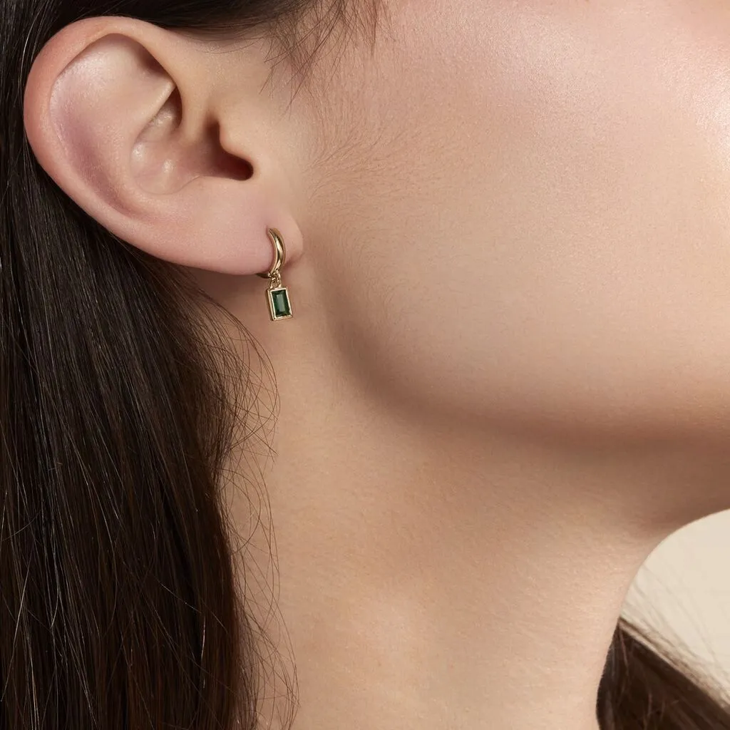 Histoire D'Or Créoles Plaqué Or Linnert Oxydes De Zirconium 4 Histoire D'Or Créoles Plaqué Or Linnert Oxydes De Zirconium – Image 4