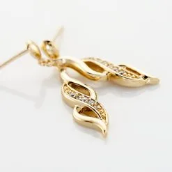 Histoire D'Or Boucles D'oreilles Pendantes Ishaae Plaqué Or Jaune Oxyde De Zirconium 6 Histoire D'Or Boucles D'oreilles Pendantes Ishaae Plaqué Or Jaune Oxyde De Zirconium -Boucles d'oreilles pendantes Soldes Boutique FQOFJZW272 view2