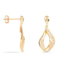 Histoire D'Or Boucles D'oreilles Pendantes Mai-lee Plaqué Or Oxyde De Zirconium -Boucles d'oreilles pendantes Soldes Boutique FQOFJZW291 view1